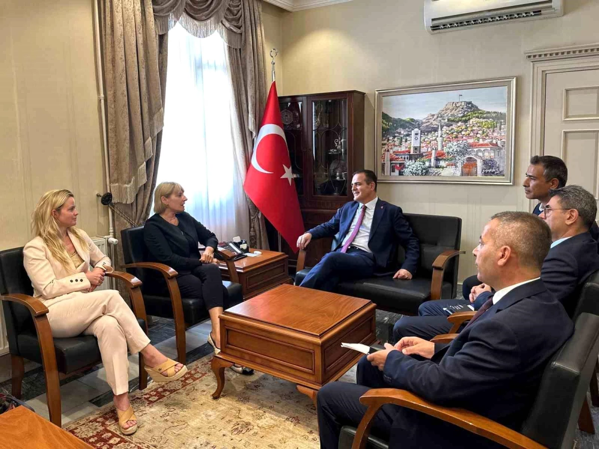Birleşik Krallık Büyükelçisi Muğla Valisi'ni ziyaret etti