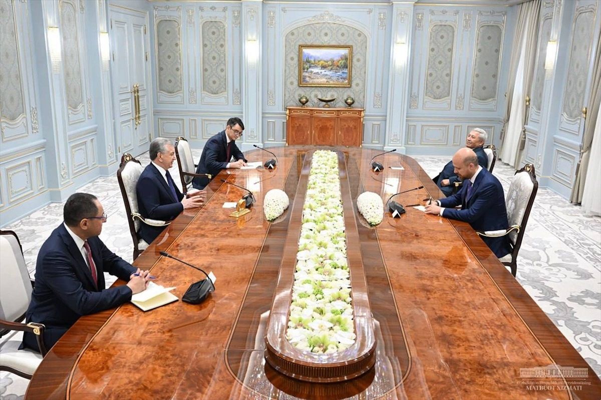 Dünya Etnospor Konfederasyonu Lideri Bilal Erdoğan, Özbekistan Cumhurbaşkanı ile görüştü