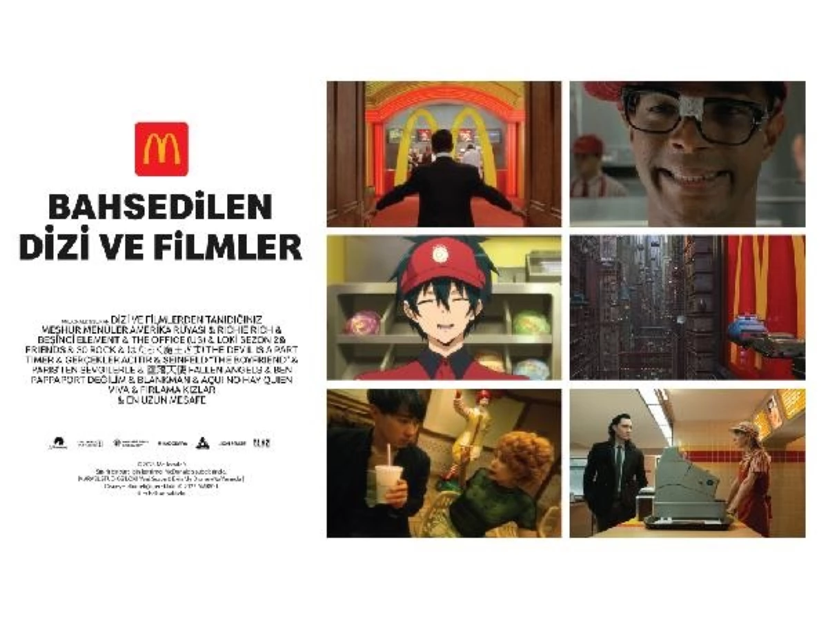 McDonald's, Hollywood sinemalarındaki sahneleriyle yeni kampanyasını duyurdu