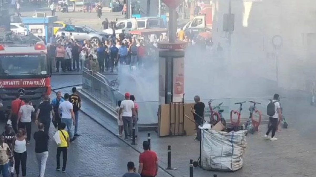 Son Dakika: İstanbul'da Vezneciler metro istasyonunda yangın çıktı! Bölgeye çok sayıda itfaiye takımı sevk edildi