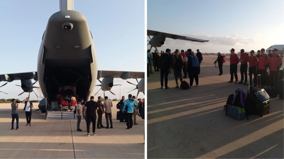 Türkiye, Libya'ya yardım elini uzattı! Arama kurtarma takımları bölgede